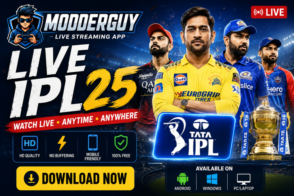 modderguy live ipl25 download